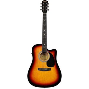 Fender Squier SA-105CE Cutaway Electro-Acoustic Guitar